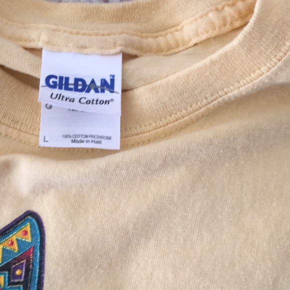 🐱VTG Laurel Burch Aztec print kitty cat Tee - Picture 5 of 9